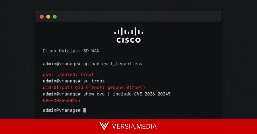 Cisco Catalyst SD-WAN Zero-Day CVE-2026-20245 Exploited to Gain Root Access