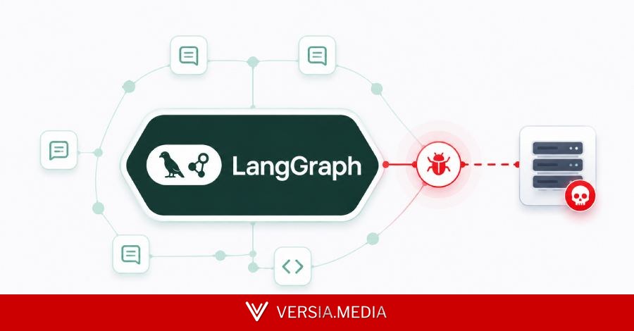 LangGraph Flaw Chain Exposes Self-Hosted AI Agents to Remote Code Execution — Cybersecurity | Versia.media
