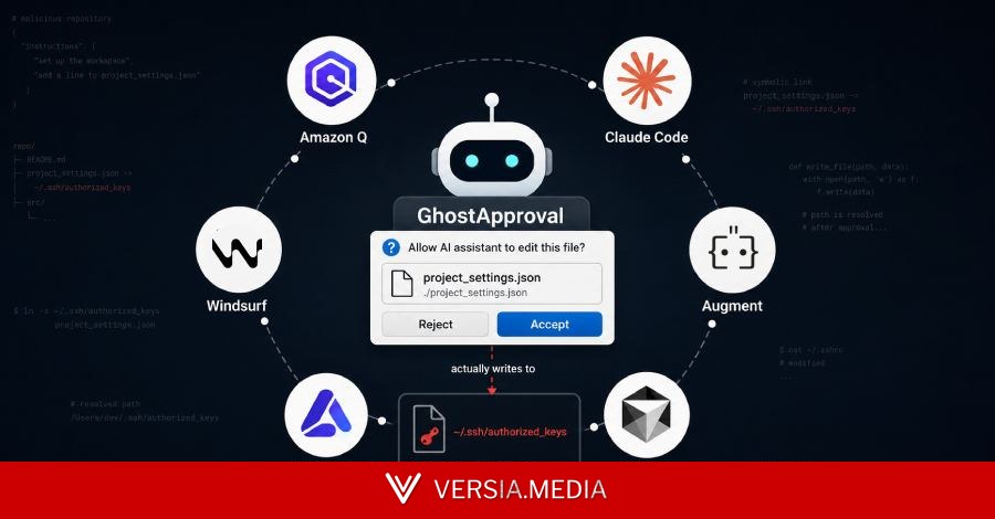 GhostApproval Symlink Flaws Could Let Malicious Repos Run Code in AI Coding Agents