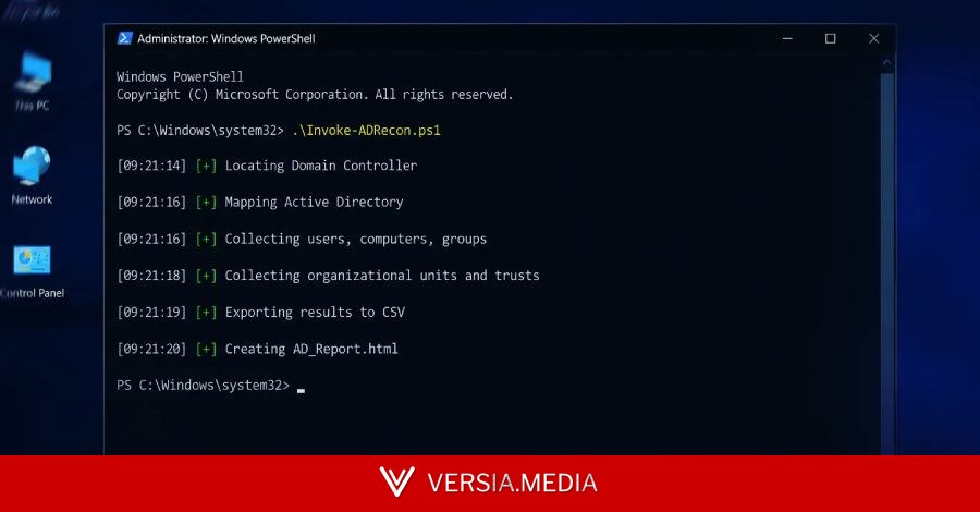Attacker Uses Suspected AI-Generated PowerShell Script to Map Active Directory