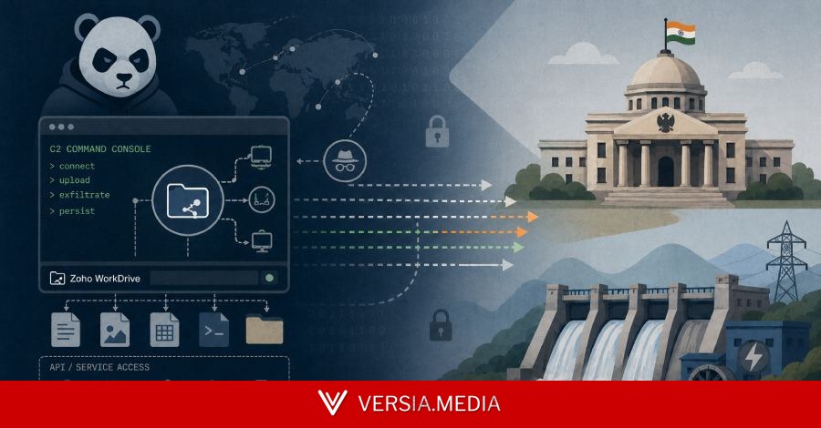 Mustang Panda Uses Zoho WorkDrive as Command Channel in Indian Government Attacks