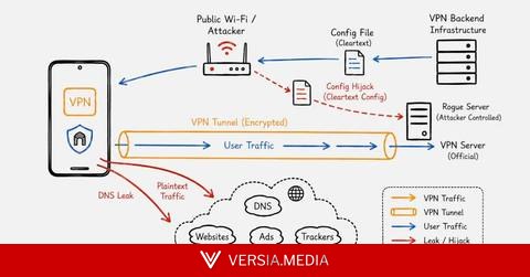 Study of 281 Free Android VPN Apps Finds Traffic Leaks, Unencrypted Data, and Tracking