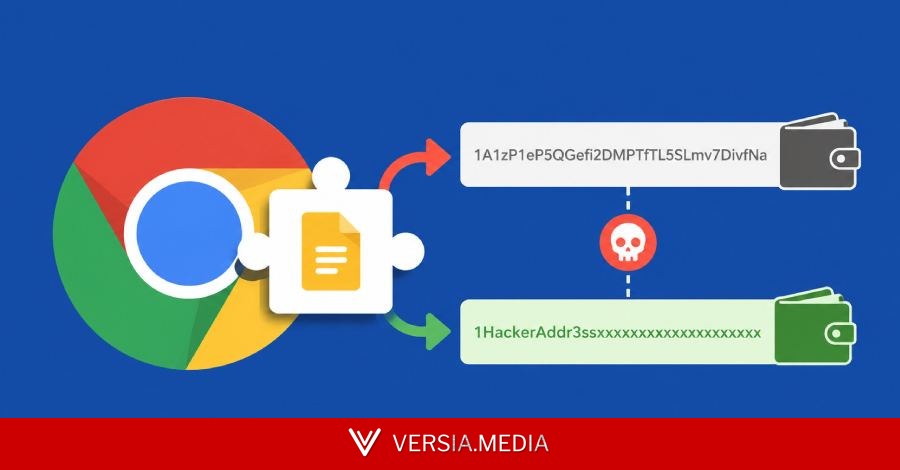 Silent Swap Crypto Clipper Uses Fake Google Notes Extension to Replace Wallet Addresses