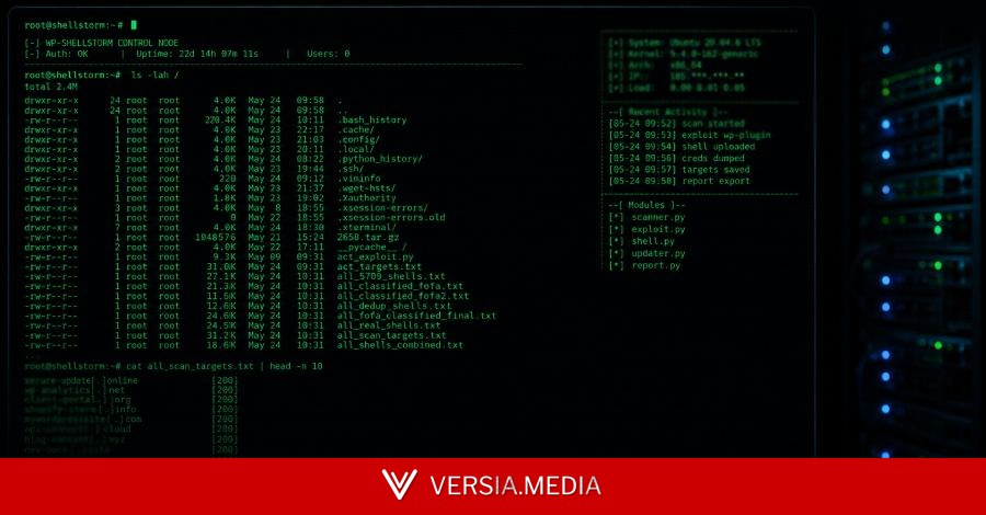 Exposed Hacker Server Reveals WP-SHELLSTORM Backdooring Thousands of WordPress Sites